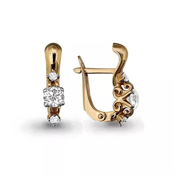 Серьги, артикул LV43757, золото