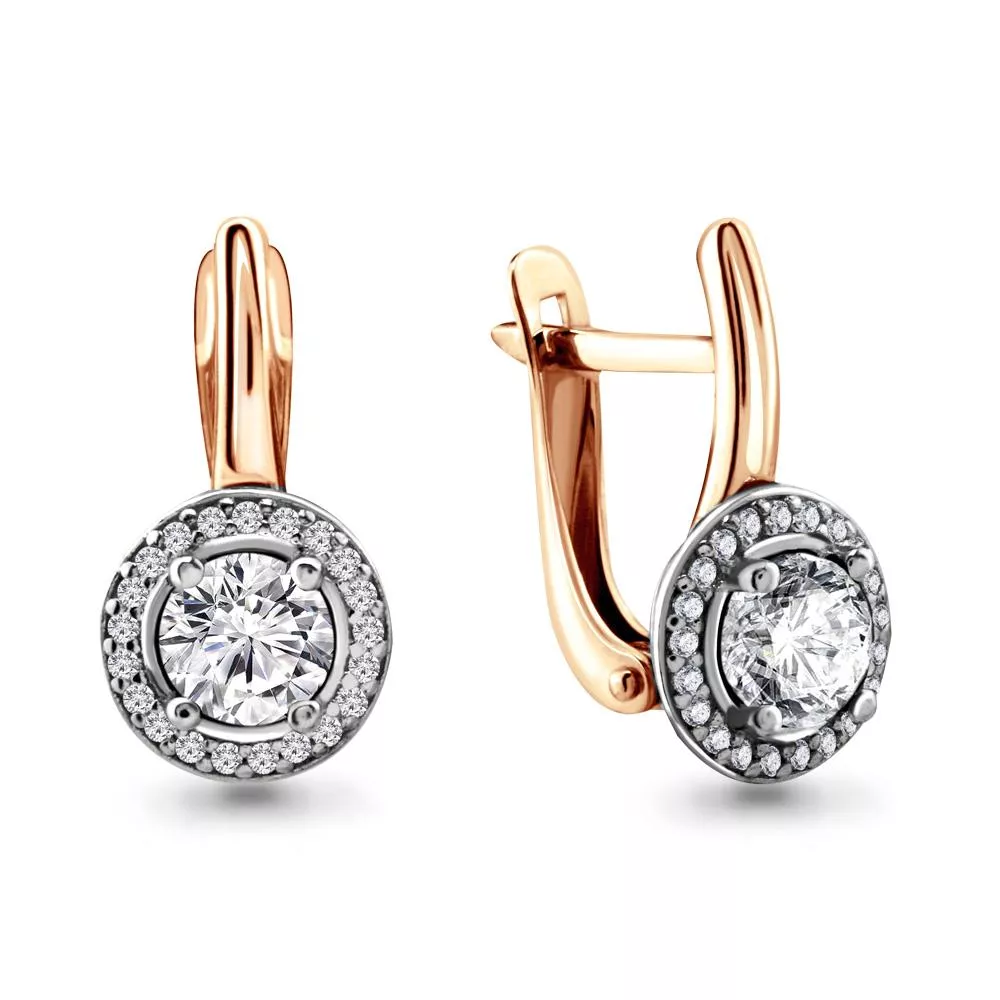 Серьги, артикул LV43748А, золото