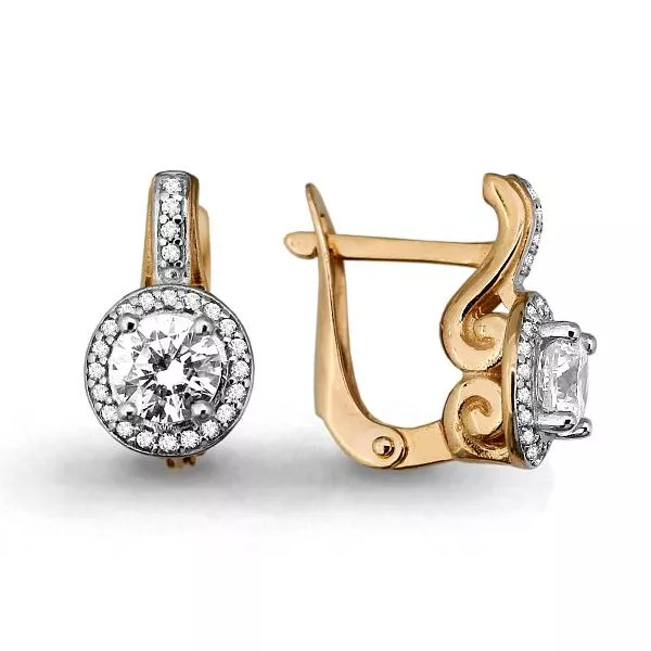 Серьги, золото, артикул LV43747А