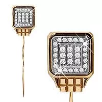 Значок-игла из золота, артикул LV970037к