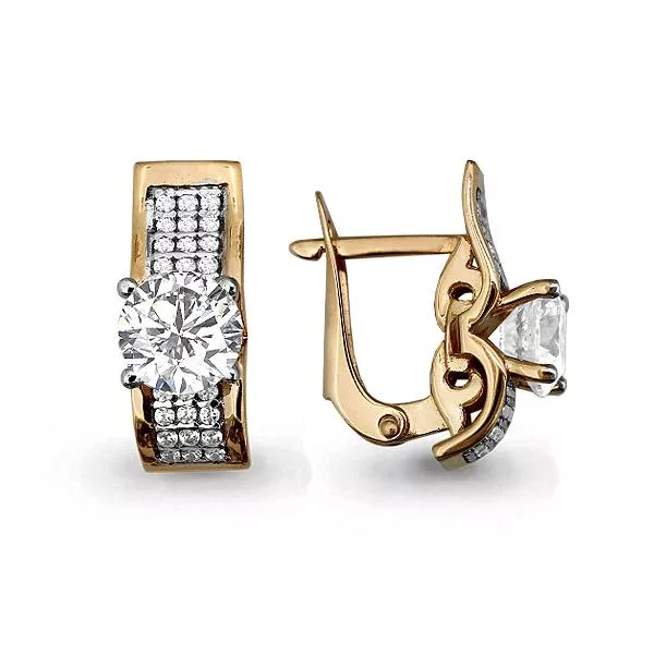 Серьги, золото, артикул LV43736А