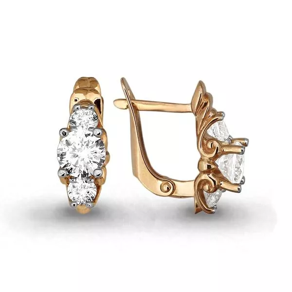 Серьги, золото, артикул LV43733