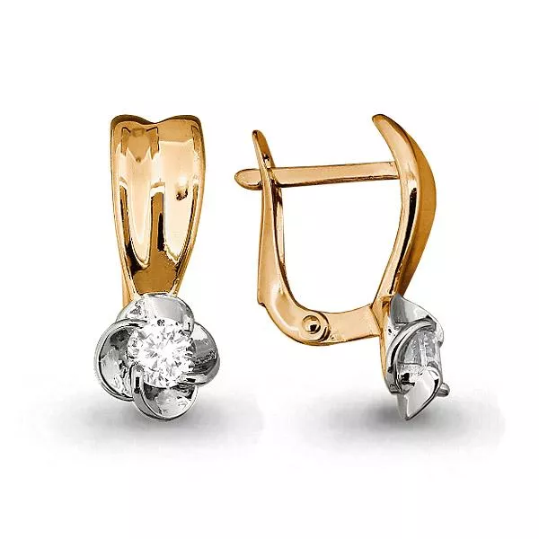 Серьги, артикул LV43722, золото