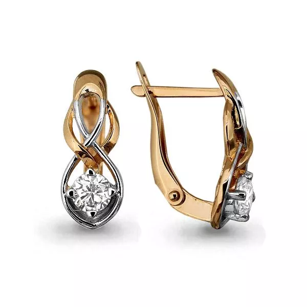 Серьги из золота, артикул LV43715