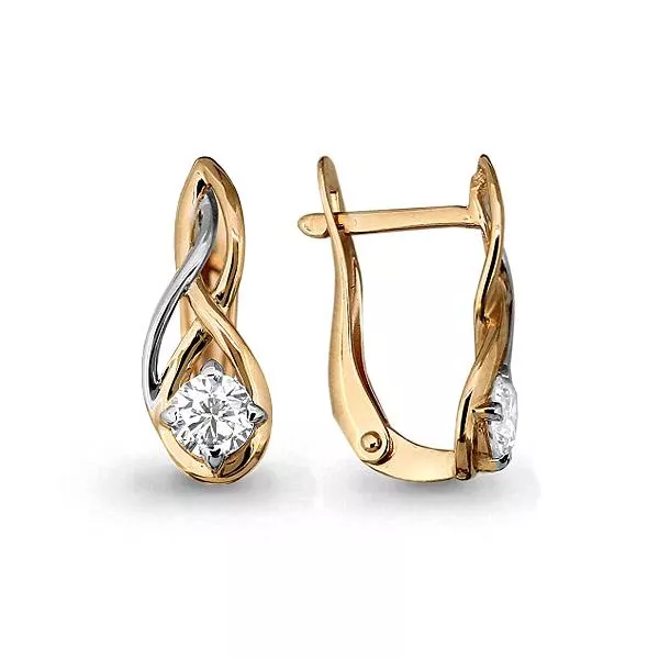 Серьги из золота, артикул LV43709