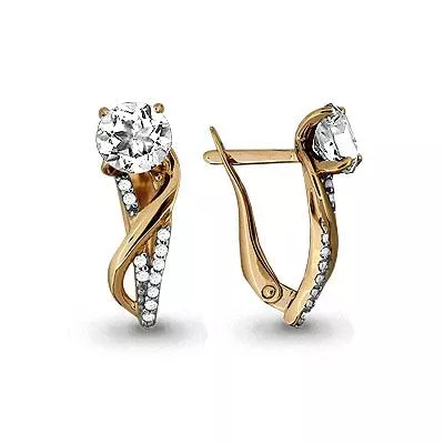 Серьги, артикул LV43708А, золото