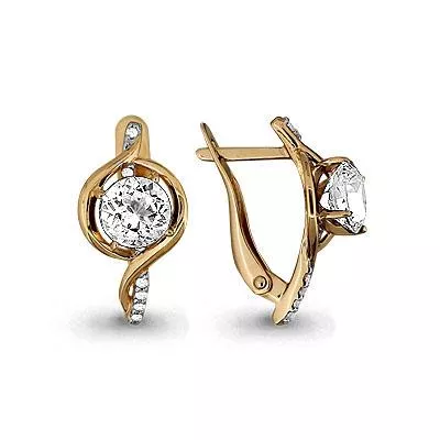 Серьги, золото, артикул LV43707А