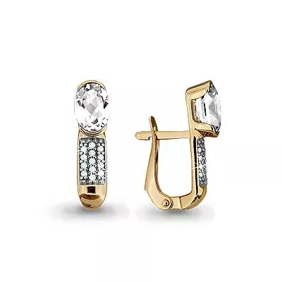 Серьги, артикул LV43705А, золото