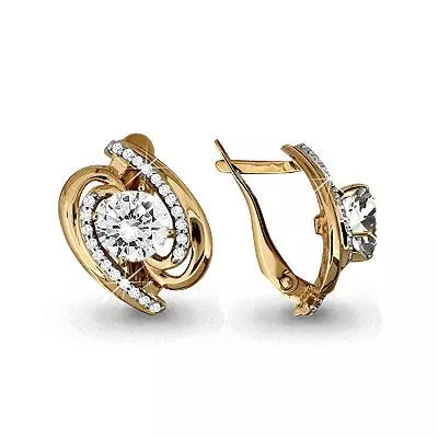 Серьги, золото, артикул LV43704А