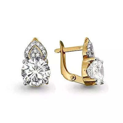 Серьги, артикул LV43700А, золото