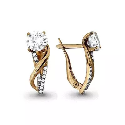 Серьги, золото, артикул LV43694А