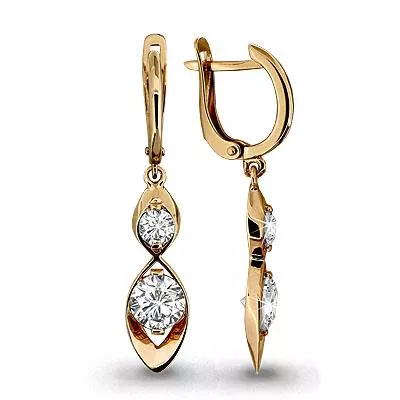 Серьги из золота, артикул LV43687