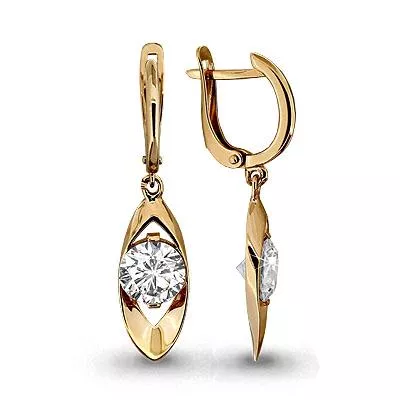 Серьги, артикул LV43685, золото