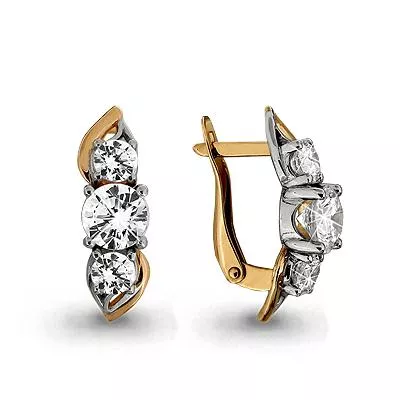 Серьги из золота, артикул LV43667