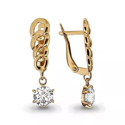 Серьги, артикул LV43660, золото