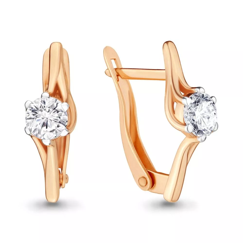 Серьги из золота, артикул LV43637