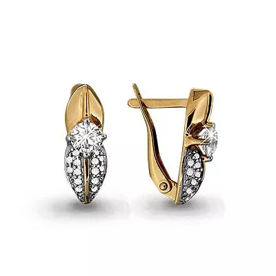 Серьги, золото, артикул LV43636А