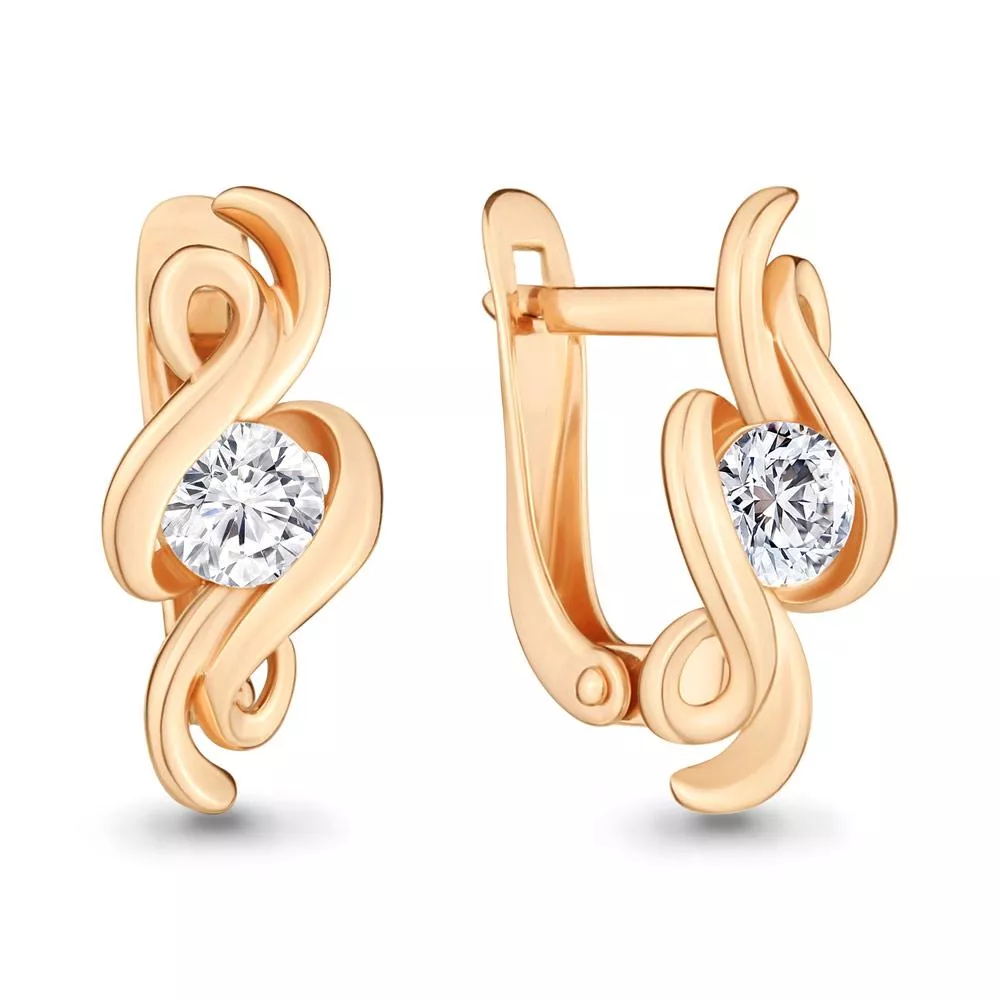 Серьги, артикул LV43628, золото