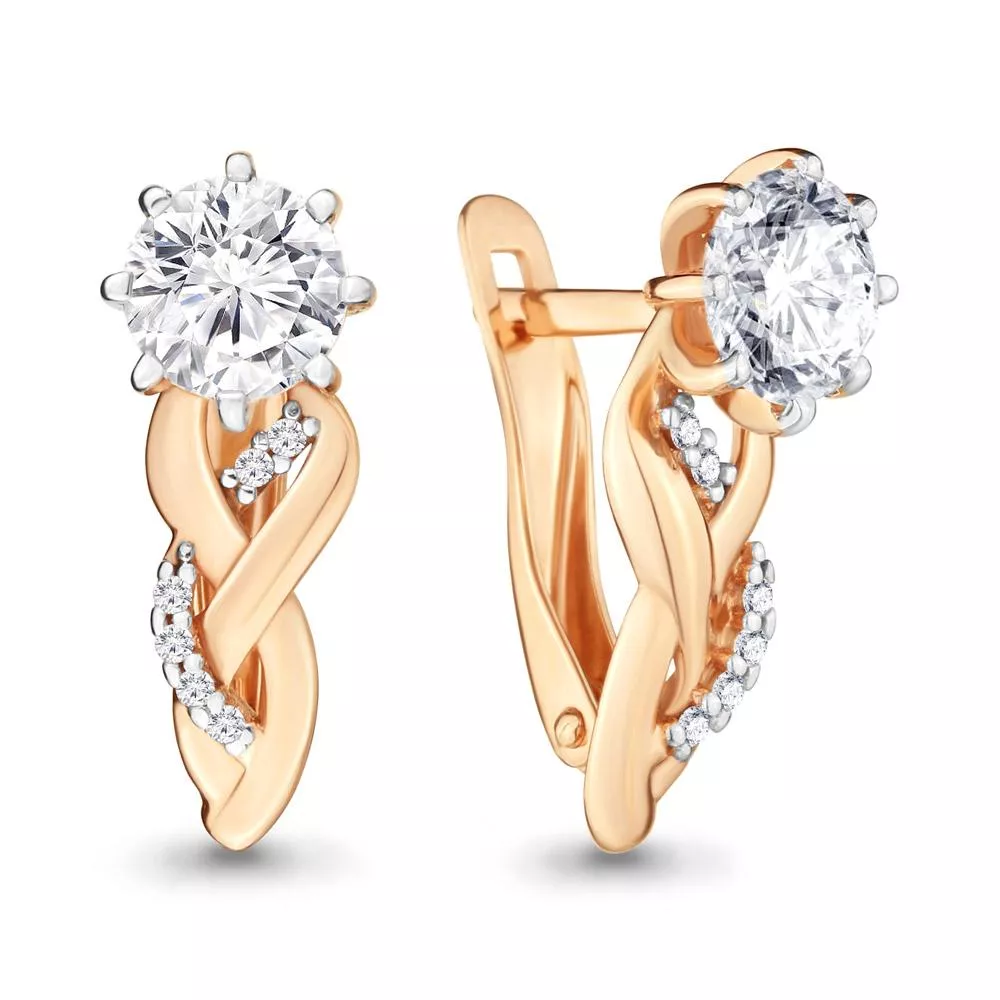 Серьги, артикул LV43618А, золото