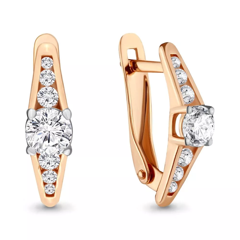 Серьги, золото, артикул LV43577