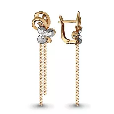 Серьги, артикул LV43570, золото