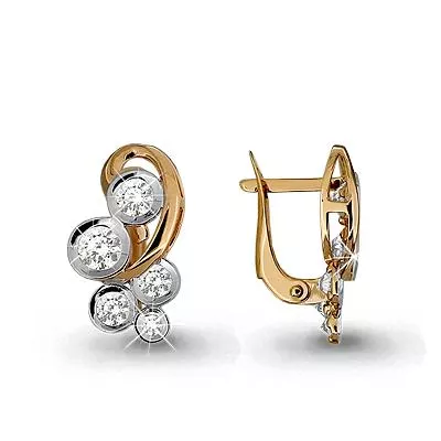 Серьги из золота, артикул LV43565
