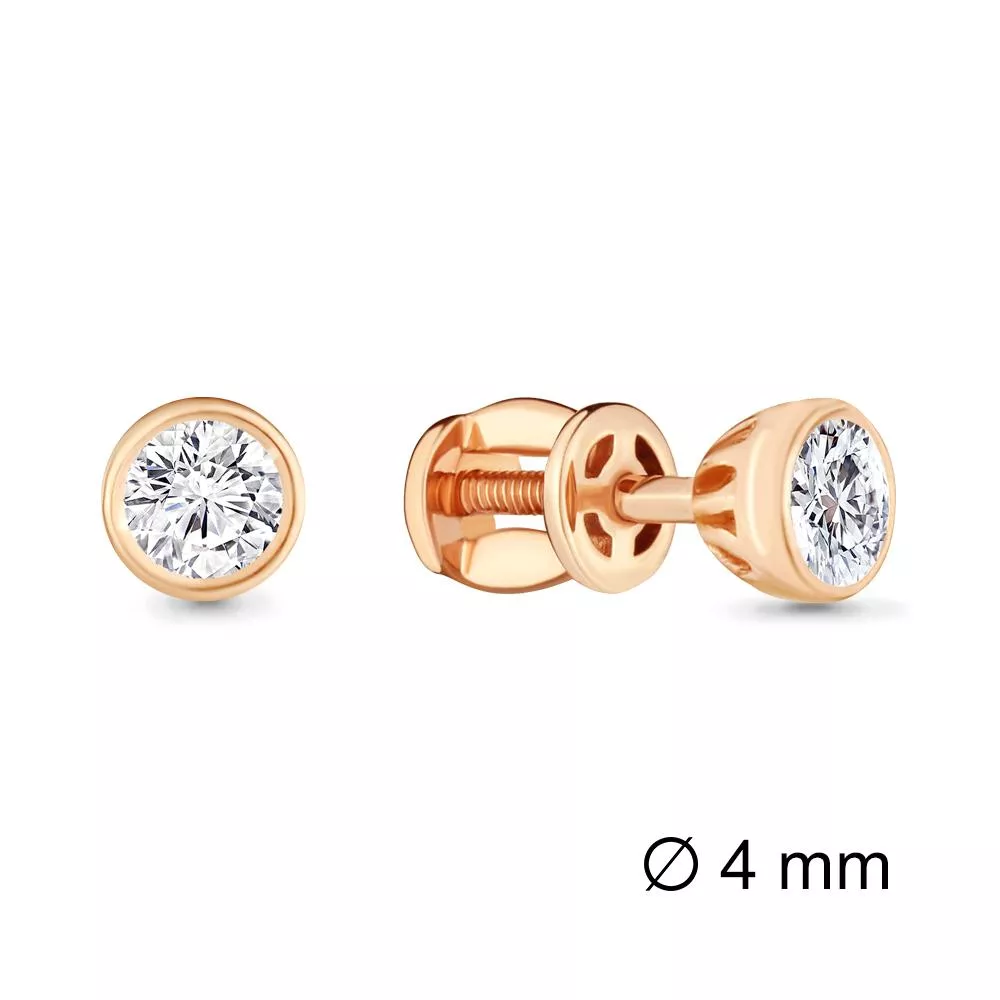 Серьги из золота, артикул LV43559