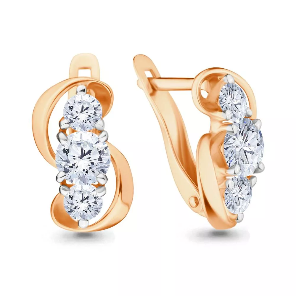 Серьги, золото, артикул LV43535