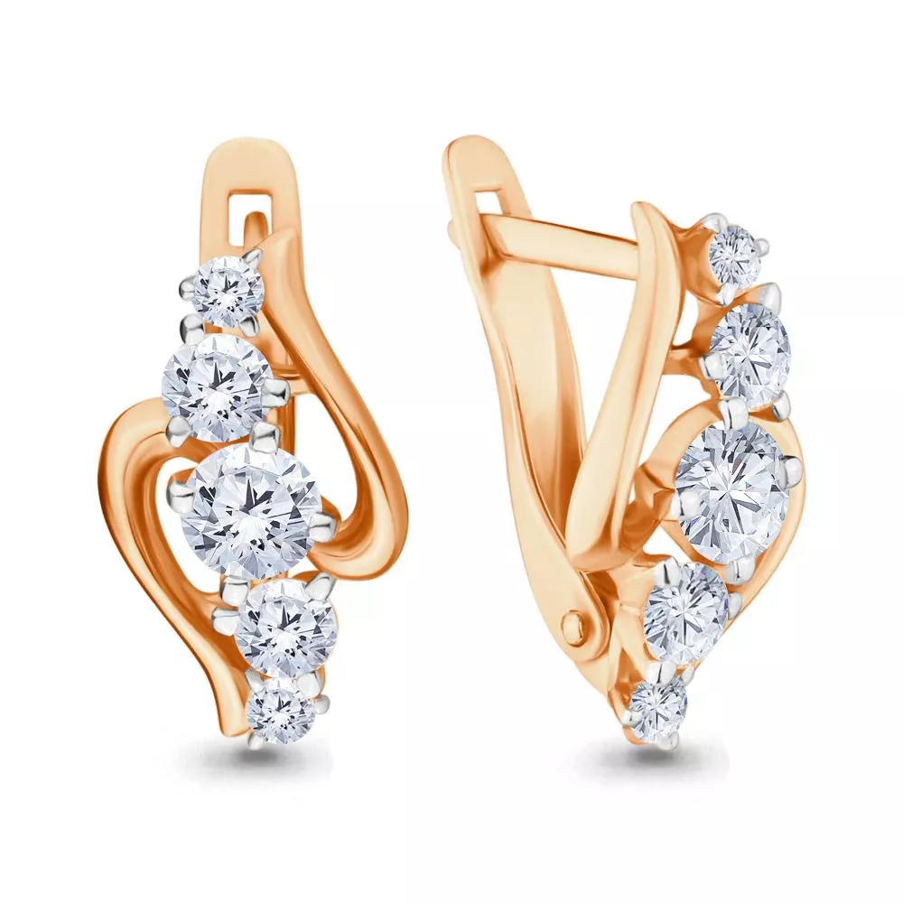 Серьги, артикул LV43531, золото