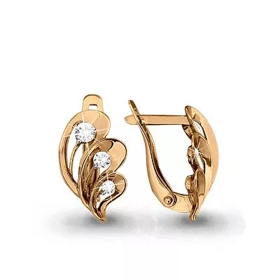 Серьги, золото, артикул LV43524