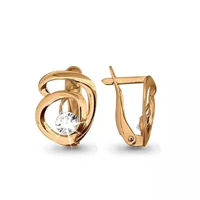 Серьги, артикул LV43520, золото