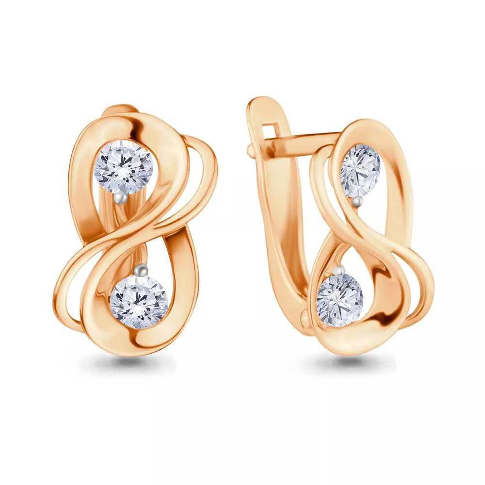 Серьги из золота, артикул LV43513
