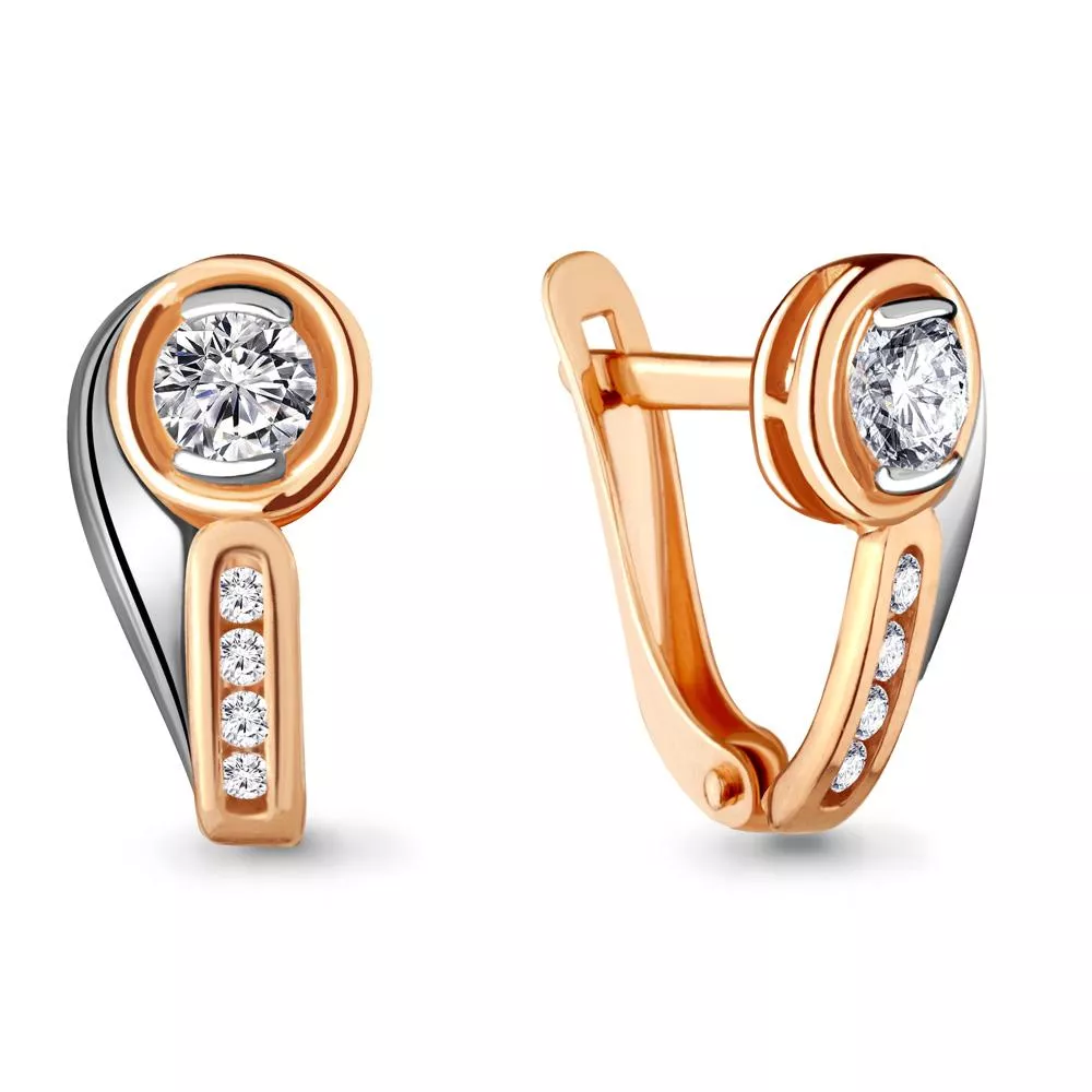 Серьги, артикул LV43424А, золото