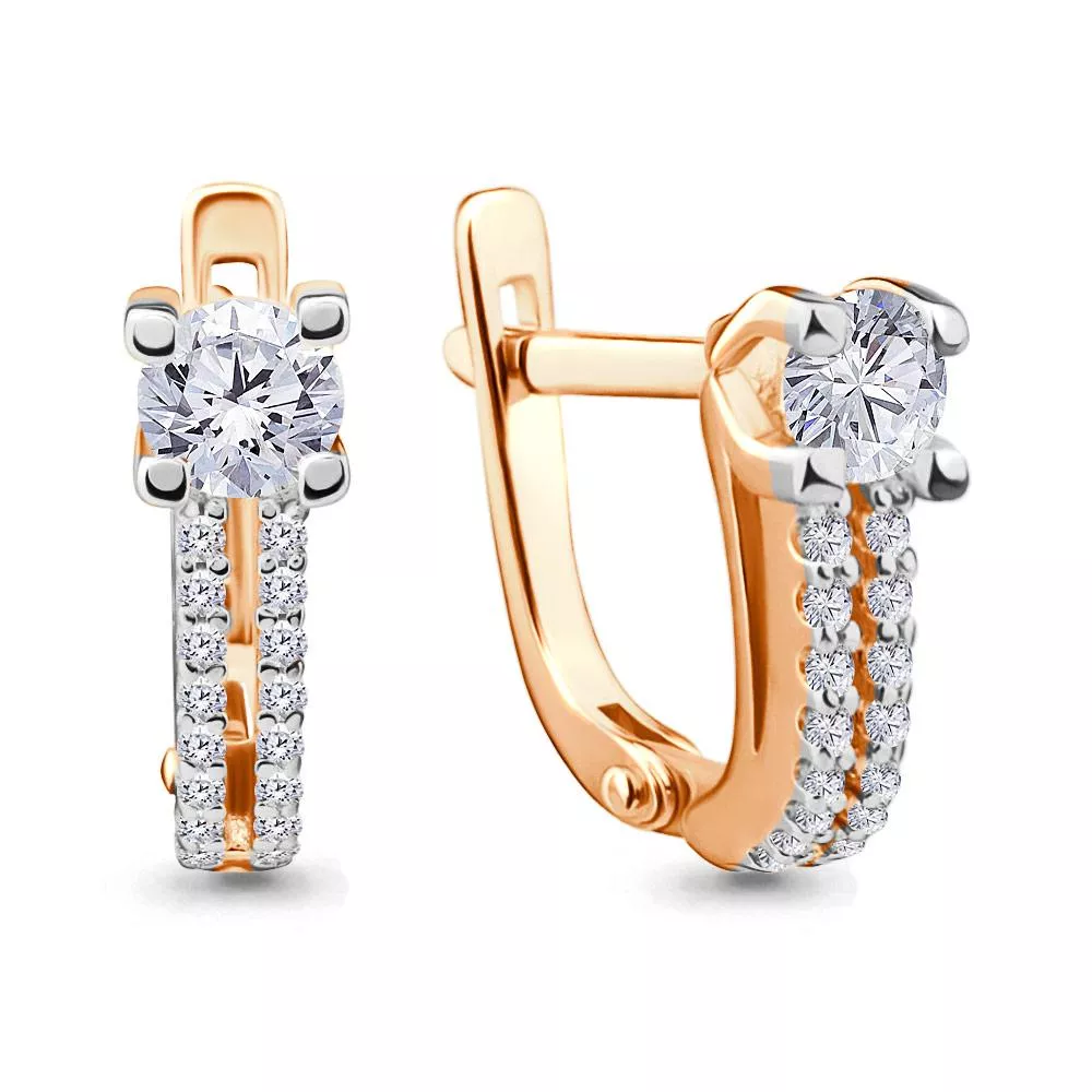 Серьги, артикул LV43414А, золото