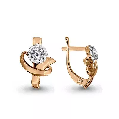 Серьги, золото, артикул LV43411А