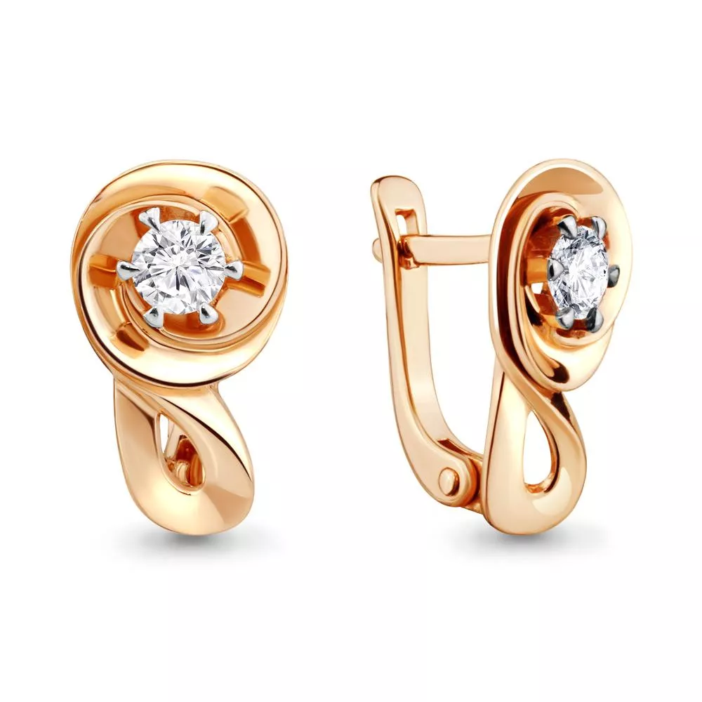 Серьги, золото, артикул LV43410