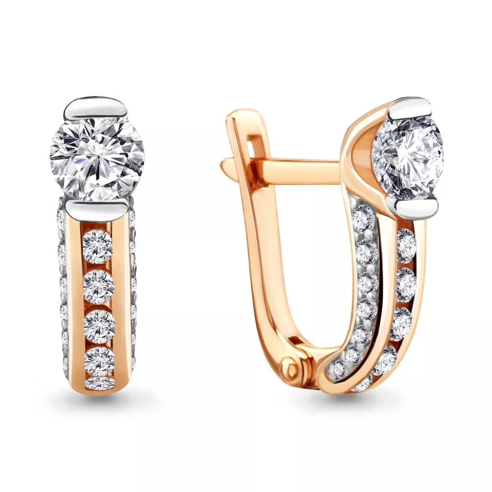 Серьги, артикул LV43408А, золото