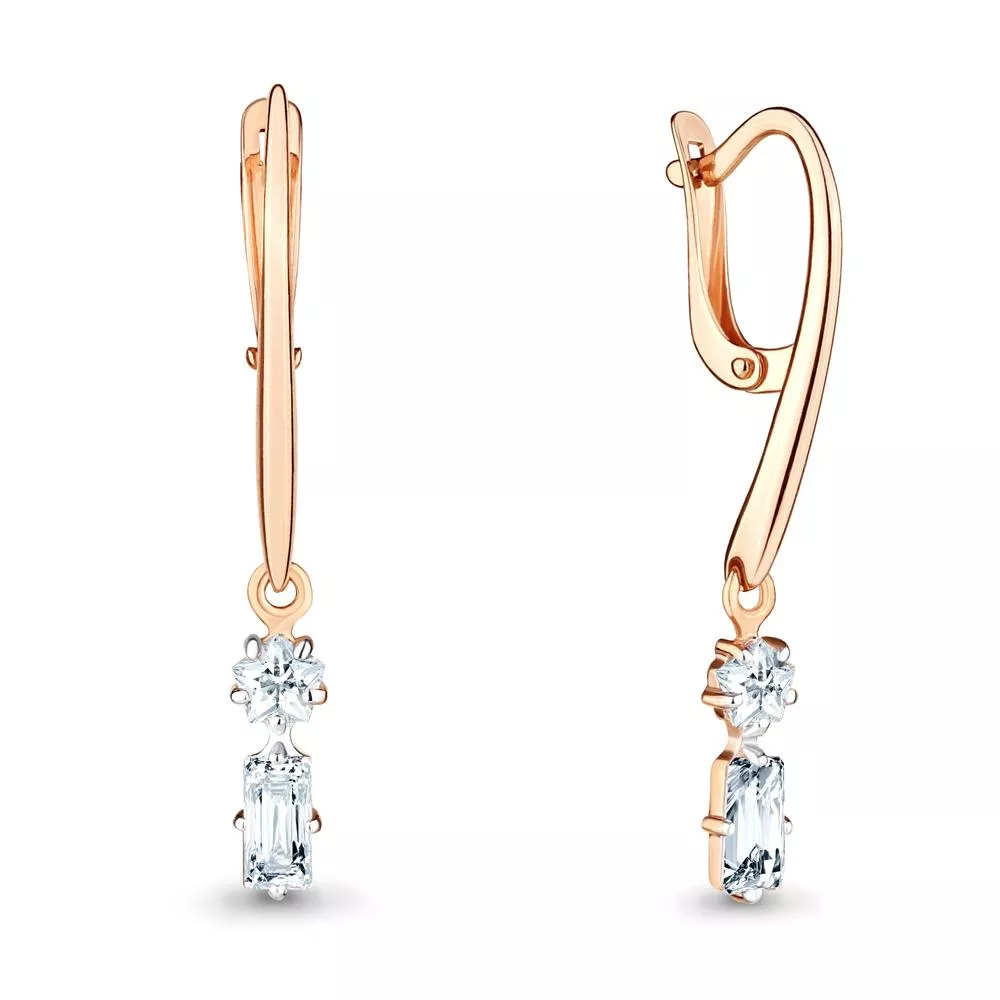 Серьги из золота, артикул LV43366