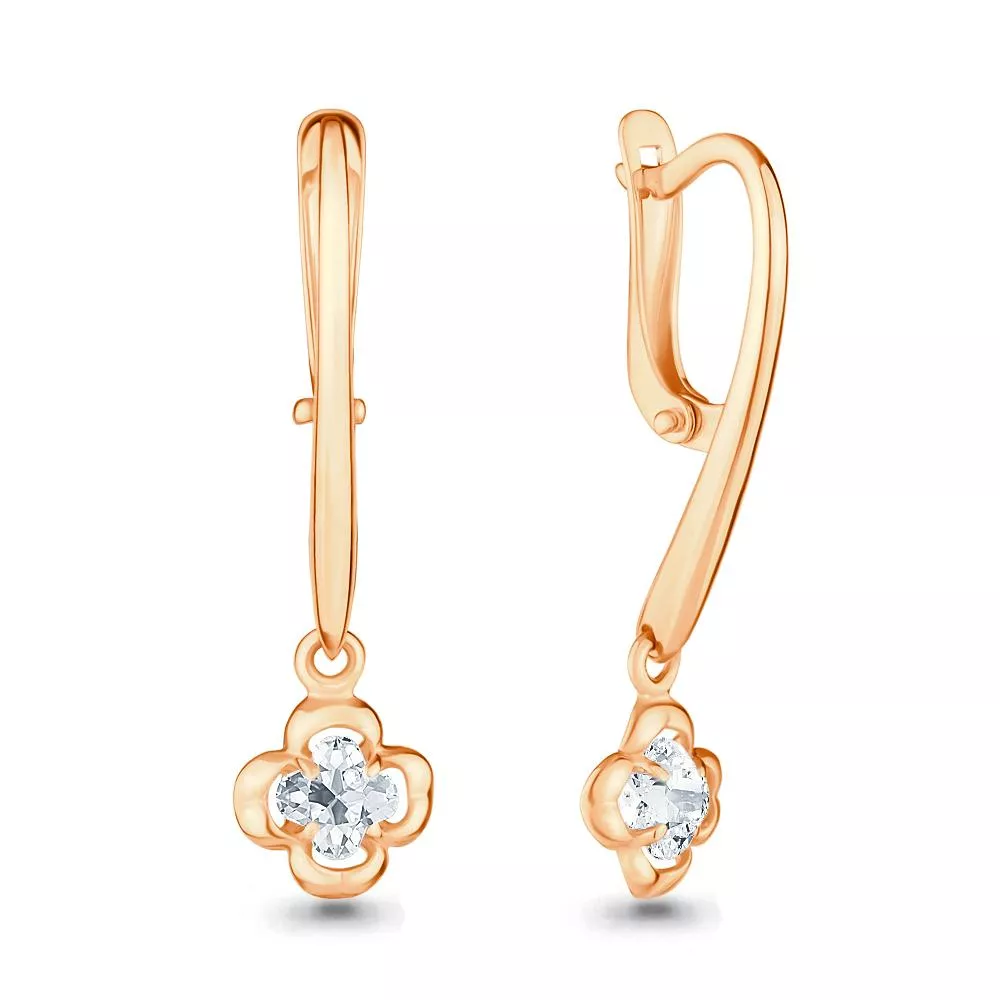 Серьги, золото, артикул LV43357