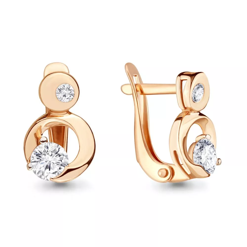 Серьги из золота, артикул LV43354