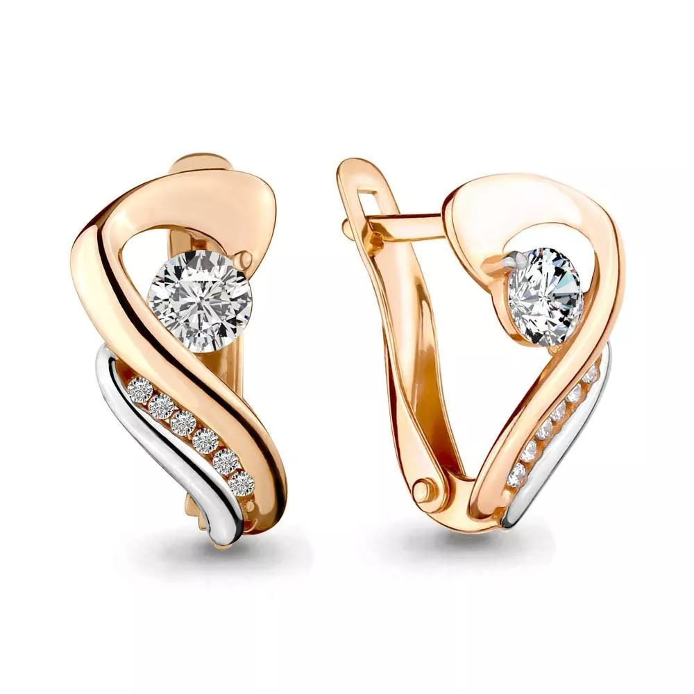 Серьги, артикул LV43348А, золото