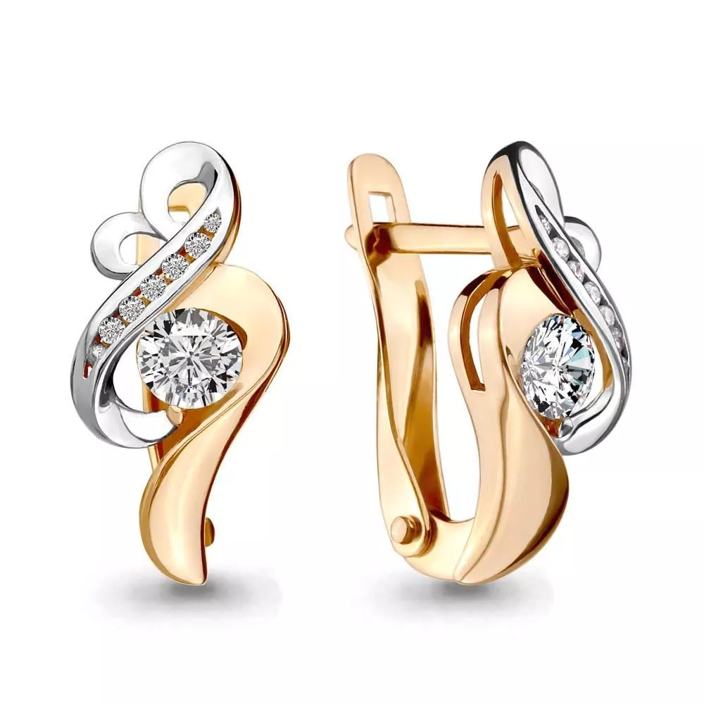 Серьги, золото, артикул LV43346А