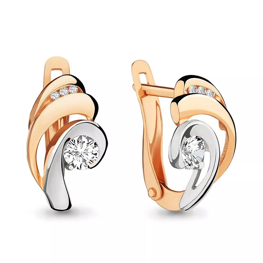 Серьги, артикул LV43343А, золото