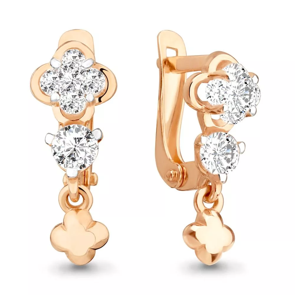 Серьги, золото, артикул LV43305