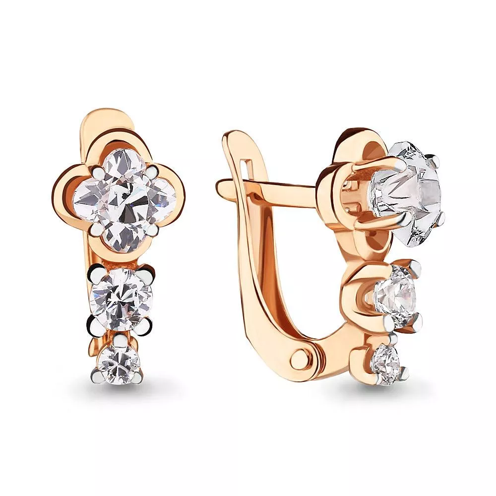 Серьги, артикул LV43302, золото