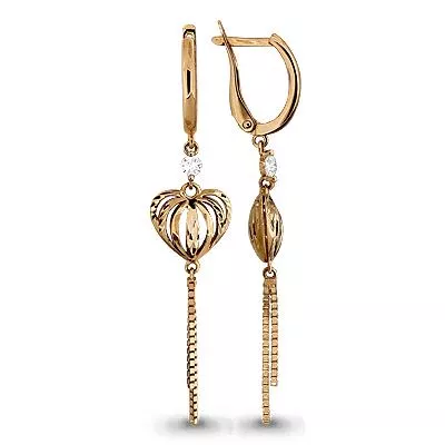 Серьги из золота, артикул LV43160