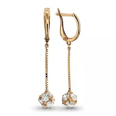 Серьги из золота, артикул LV43154