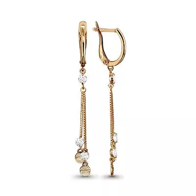 Серьги из золота, артикул LV43150