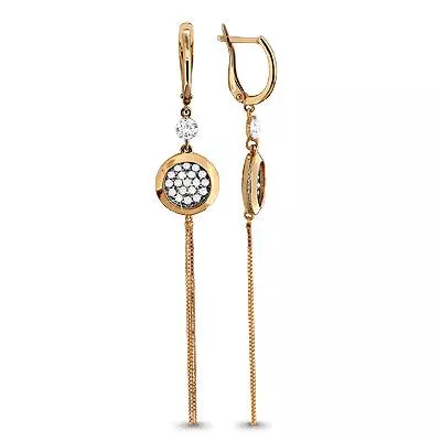 Серьги, золото, артикул LV43148А