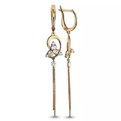 Серьги, артикул LV43143А, золото